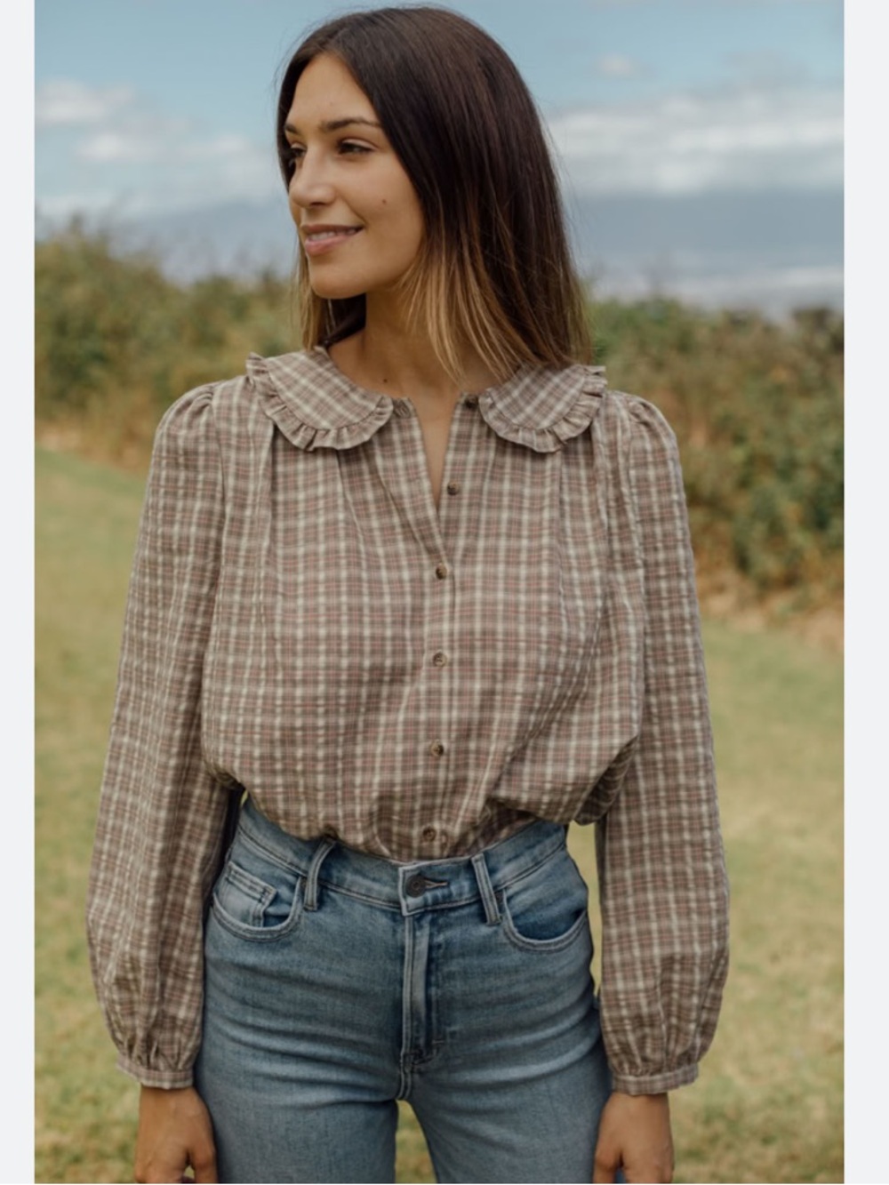 ISO Neuflora Autumn Springs Blouse S/XS